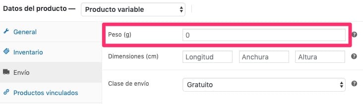 wc peso woocommerce