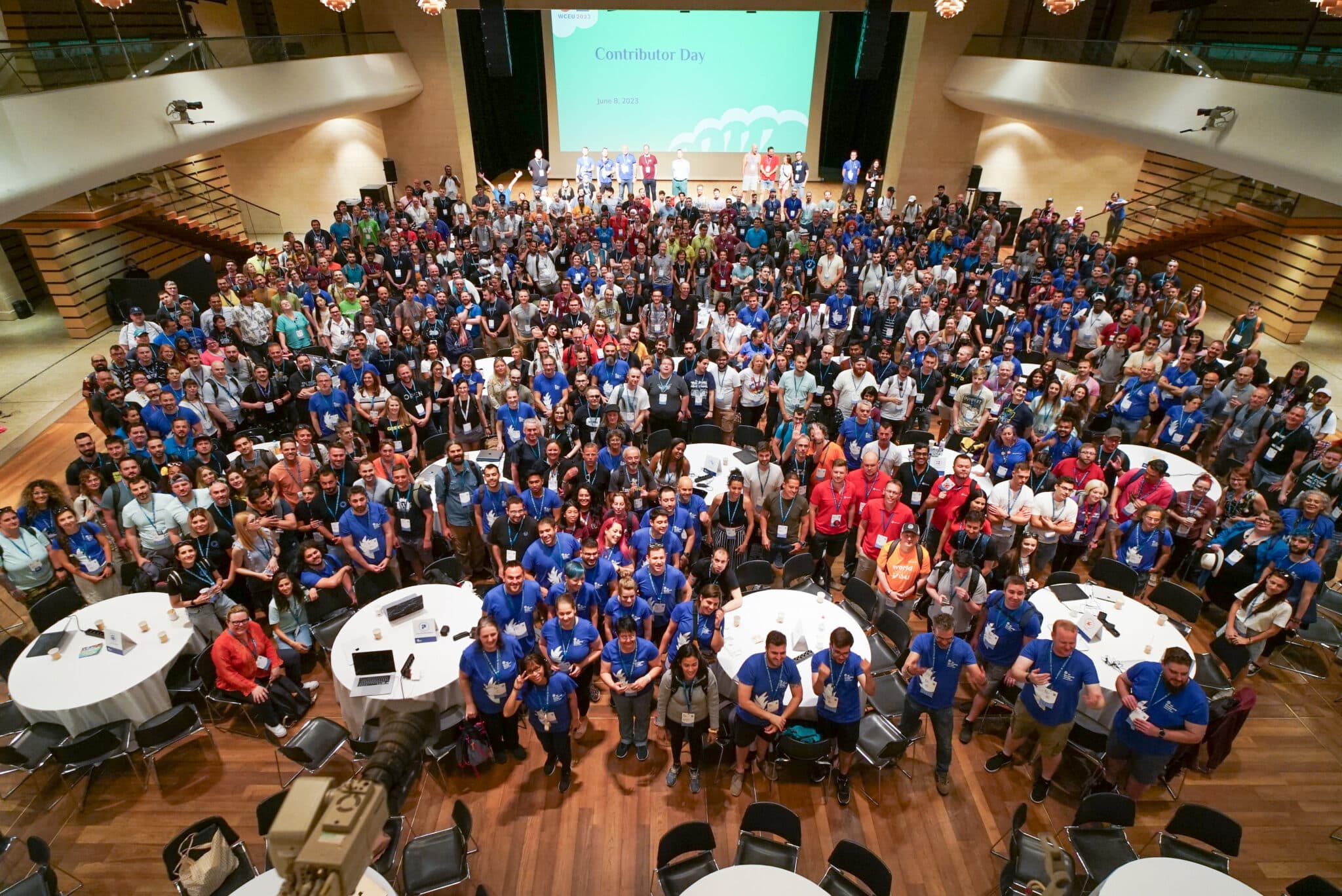 Foto Familia Contributor Day en WCEU23